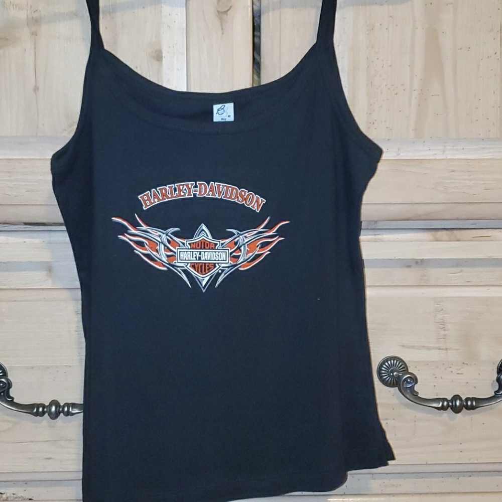 Harley Davidson black tank